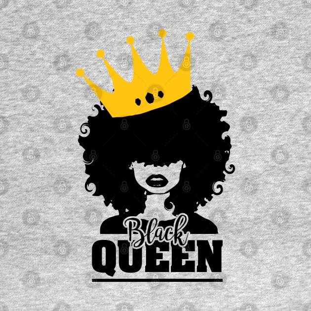 Black Queen, Black Woman, Black Girl Magic by UrbanLifeApparel